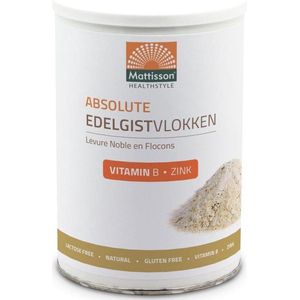 Mattisson - Edelgistvlokken - Vitamine B12 & Zink - Edelgist Vlokken - 200 Gram