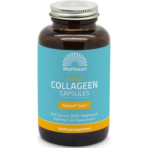 Mattisson - Runder Collageen Blend Peptan® Type I - 180 Capsules