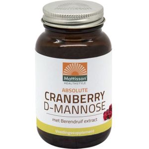 Mattisson Cranberry D-mannose met berendruif extract 90 tabletten