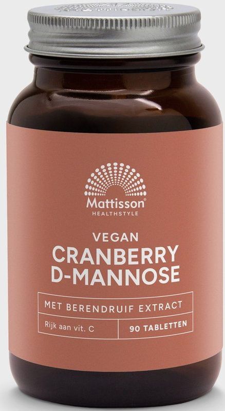 Mattisson - Cranberry D-Mannose met Berendruif extract - 90 tabletten