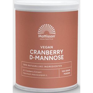 Mattisson - Cranberry D-Mannose Poeder - 100 Gram