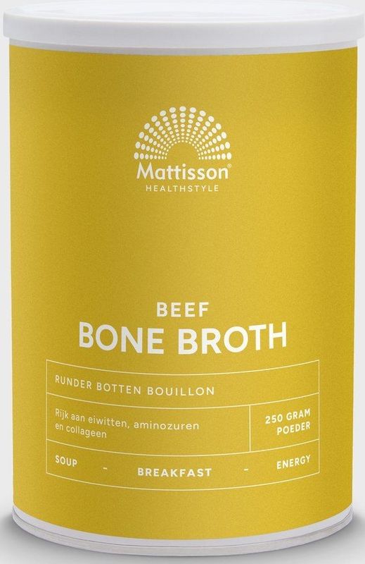 Mattisson Beef bone broth botten bouillon 250 gram