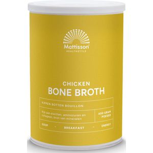 Mattisson Chicken bone broth - Botten bouillon kip 400 gram