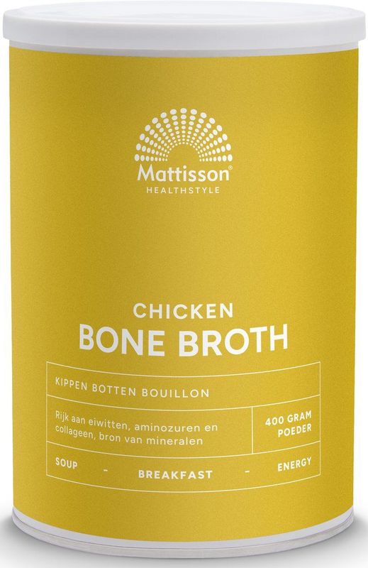 Mattisson Chicken bone broth - Botten bouillon kip 400 gram