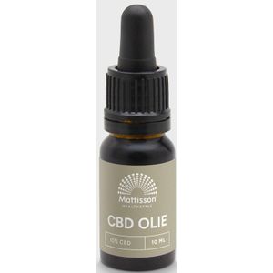 Mattisson - CBD Olie 10% - Cannabidiol (CBD) - In Nederland Gekweekt - 10 ml