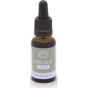 Mattisson - CBD Olie 10% - Cannabidiol (CBD) - In Nederland Gekweekt - 20 ml