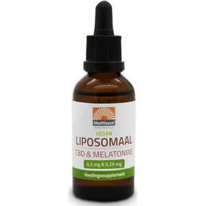 Mattisson - Vloeibaar CBD & Melatonine - 0,5 mg CBD - 0,299 mg Melatonine