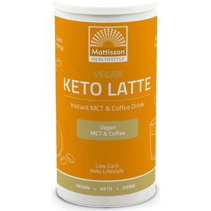 Mattisson - Vegan Keto Latte - Instant MCT & Coffee drink - 200 g