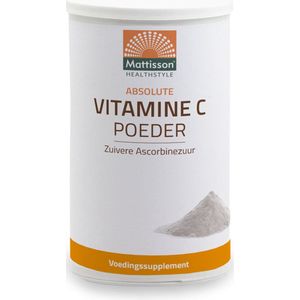 Mattisson Vitamine C poeder zuiver ascorbinezuur 350 gram