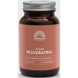 Mattisson - Resveratrol 98% 125 mg - Polyfenolen Supplement - 60 Capsules