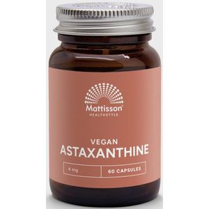 Mattisson Vegan astaxanthine 4mg 60 Vegetarische capsules