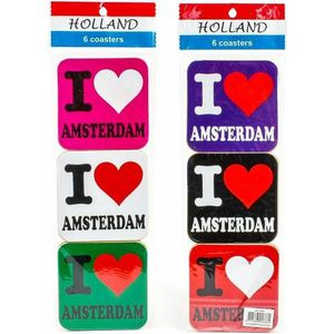 Matix - Onderzetters - I love Amsterdam