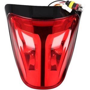 achterlicht led tube rood/glans zwart E-keur primav/sprin Power1