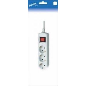 Stroomlijn - Tafelcontactdoos - Wit - 4-voudig - 1,5 meter snoer