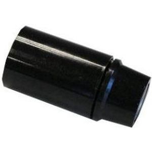 EDM - Lamphouder - Glad - Zwart - E14 - Schroefaansluiting