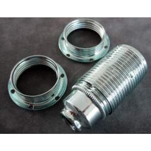 Enzo - Lamphouder E14 - Messing - Met Schroefdraad en 2 Ringen