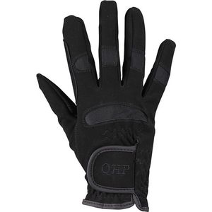 Qhp Handschoen Multi Black - S | Paardrij handschoenen