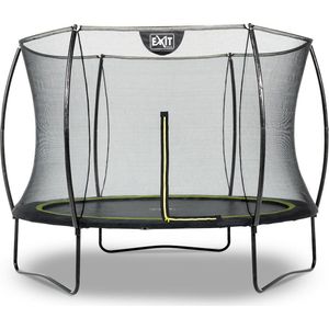Exit Silhouette trampoline met net - Ø 244 cm - Zwart