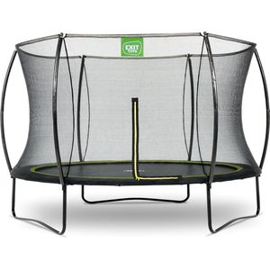 Exit Silhouette trampoline met net - Ø 305 cm- Zwart