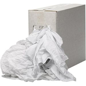 Boso poetslappen - OWL I - katoen/Linnen - wit - 10 kg