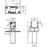 Dictator - HAWGOOD 4500-E - Deurveerscharnier - Grijs - Kunststof