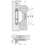 Dictator - Piccolo 2600 - Deursluiter - Zwart - RAL 9005