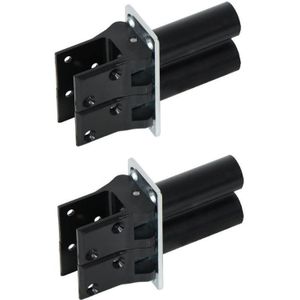 Deurveerscharnier HAWGOOD 4000-D kunststof zwart 19-24 mm