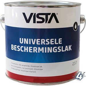 Vista Universele Beschermingslak - Extra Mat 2,5 liter - Vloer Transparante Lak & Olie - Waterbasis - Verfwinkel is tot 50% goedkoper
