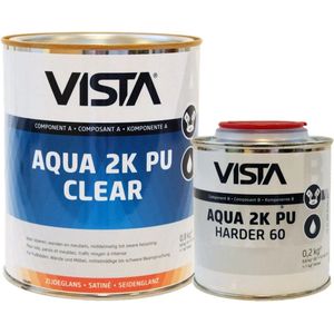 Vista Aqua 2K PU Clear Zijdeglans  1 KG