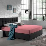 Roze Hoeslaken Dubbel Geweven Jersey - 160/180 x 200/220