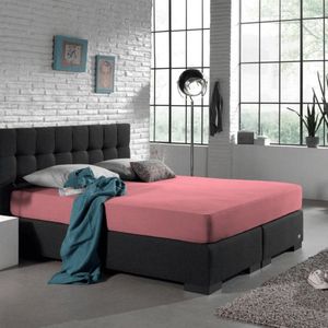 Dreamhouse - Dubbel Jersey Hoeslaken - Roze - 100% Jersey Katoen