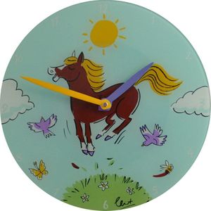 NeXtime klok 8812 Jump for joy, Ø30 cm, Wall, Blue/ Multi-color