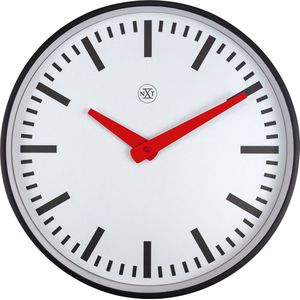 nXt - Newcastle - Wandklok - Wit - Kunststof - 25cm