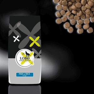 Lobo Adult - Vis & Rijst - Hondenvoer - 15kg