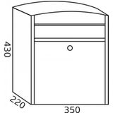 Hardbrass - Stoer! Brievenbus - Cortenstaal