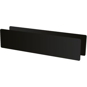 STOER! Brievenbus afsluiter London 345x80mm - zwart