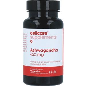 Cellcare - Ashwagandha Capsules - 60 Stuks - Plantaardig - Ginseng