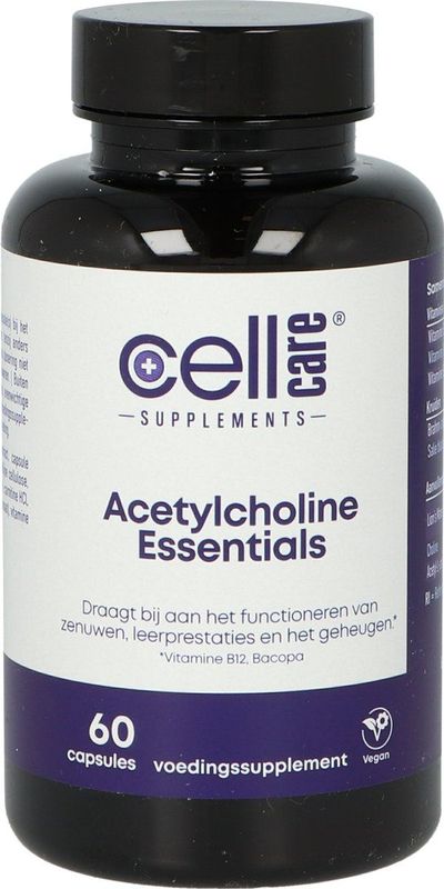 CellCare Acetylcholine Essentials - 60 capsules - Vitamine B preparaat