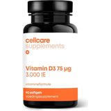 Cellcare Vitamine D3 75mcg 3000IE 90 softgels