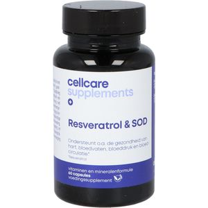 Cellcare resveratrol & sod 60 Capsules