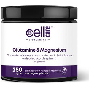 Cellcare - Glutamine Poeder - 300g - Dopingvrij - Geschikt voor Vegetariërs en Veganisten