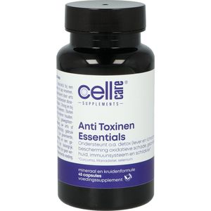 CellCare - Anti Toxinen Essentials - Capsules - 45 Stuks - Mariadistel en Curcuma