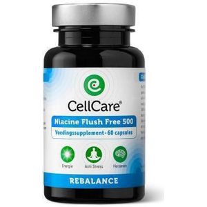 Cellcare Niacine flush free 500 60 Vegetarische capsules