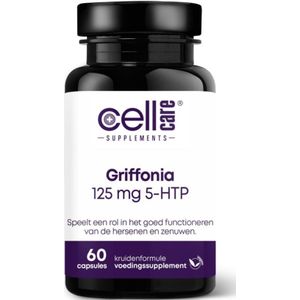 Cellcare - Griffonia 125mg 6-HTP - Vegan Capsules - 60 Stuks