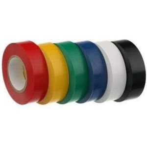 Benson PVC Isolatieband - Isolatietape -15 meter x 18 mm - 6 Kleuren