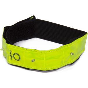 Hardloop LED Band | Reflecterende sport band | Veiligheidsbandje | Wit