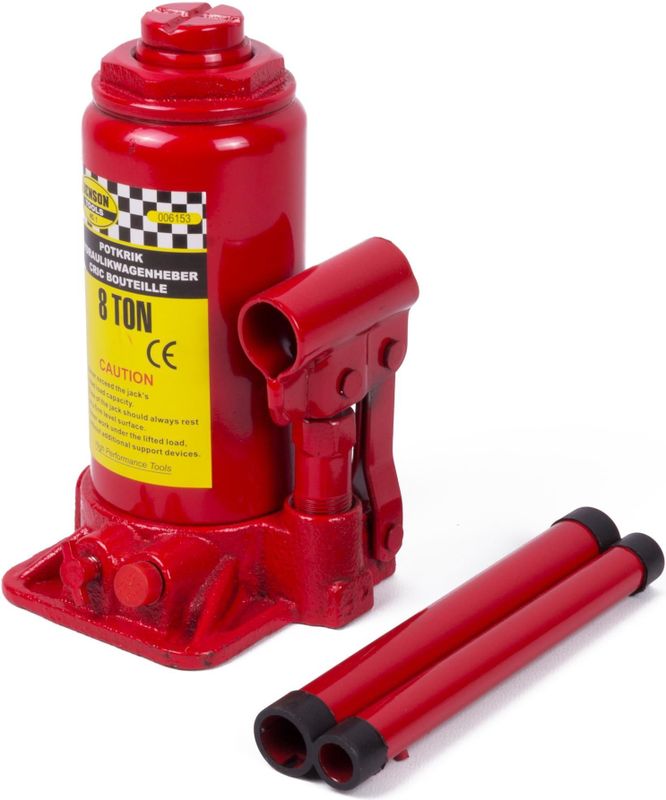 Benson - Potkrik - 8 Ton - Hefbereik 200-385 mm - Compact Ontwerp