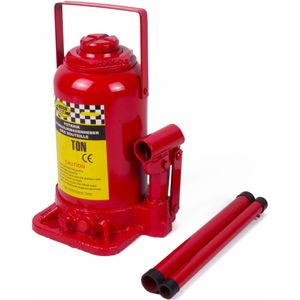 Benson - Hydraulische Potkrik - Rood - 50 Ton - Compact Ontwerp - 27x19x15 cm