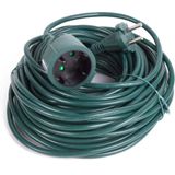 Gardenline - Verlengsnoer - groen - 20 Meter - 2 x 1.0 mm