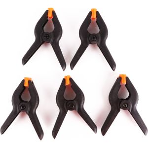 Benson Krachtige zeilklem - 75 mm - antislip handvatten - 5 stuks